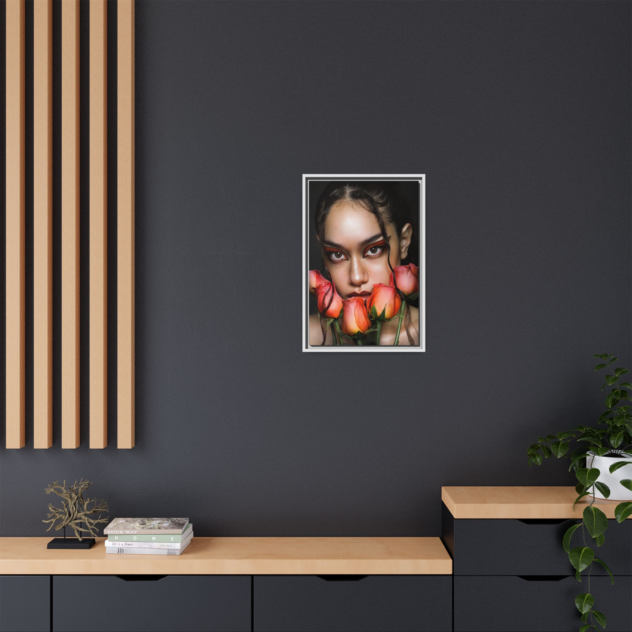 Roses No. 042 – Framed Canvas