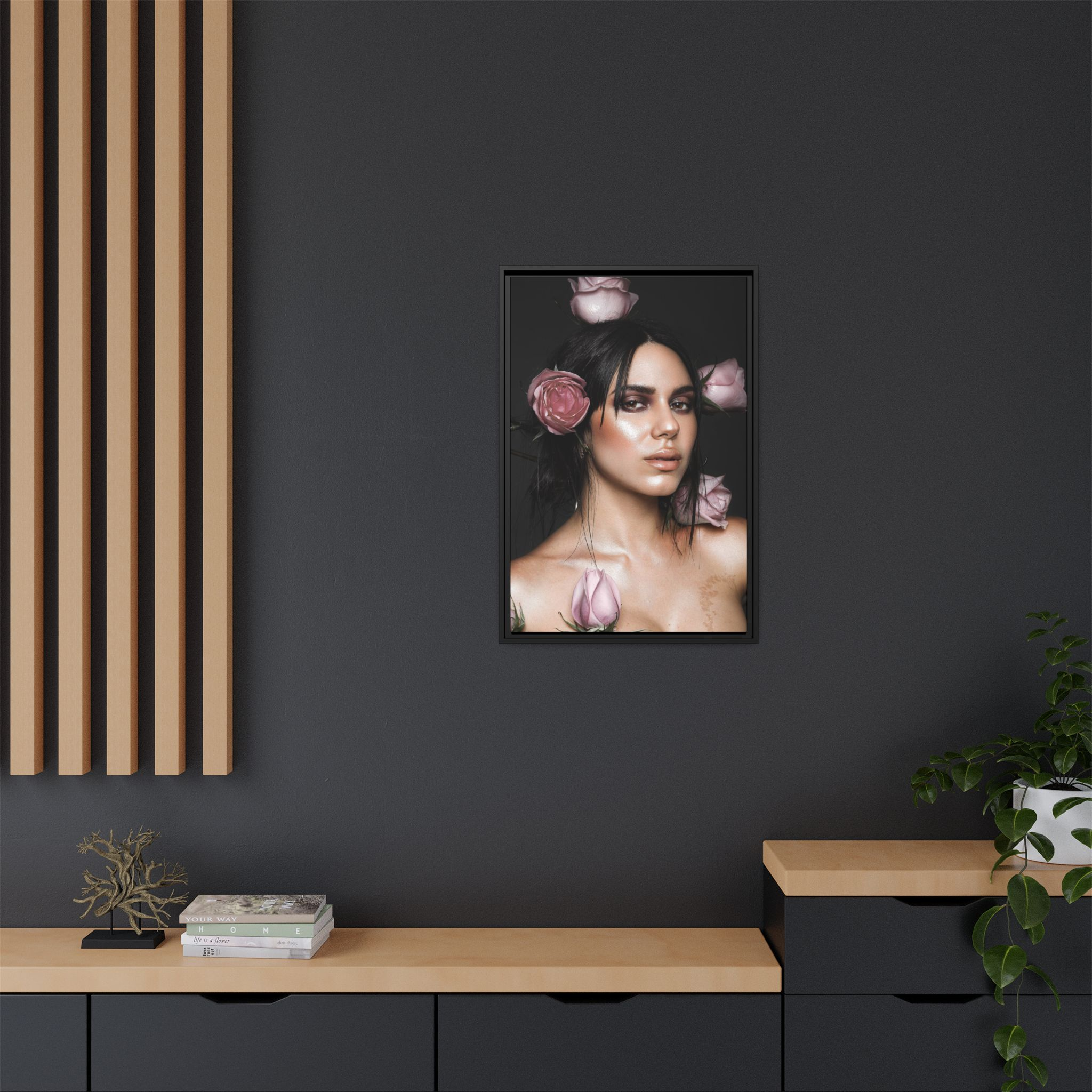 Roses No. 142 – Framed Canvas