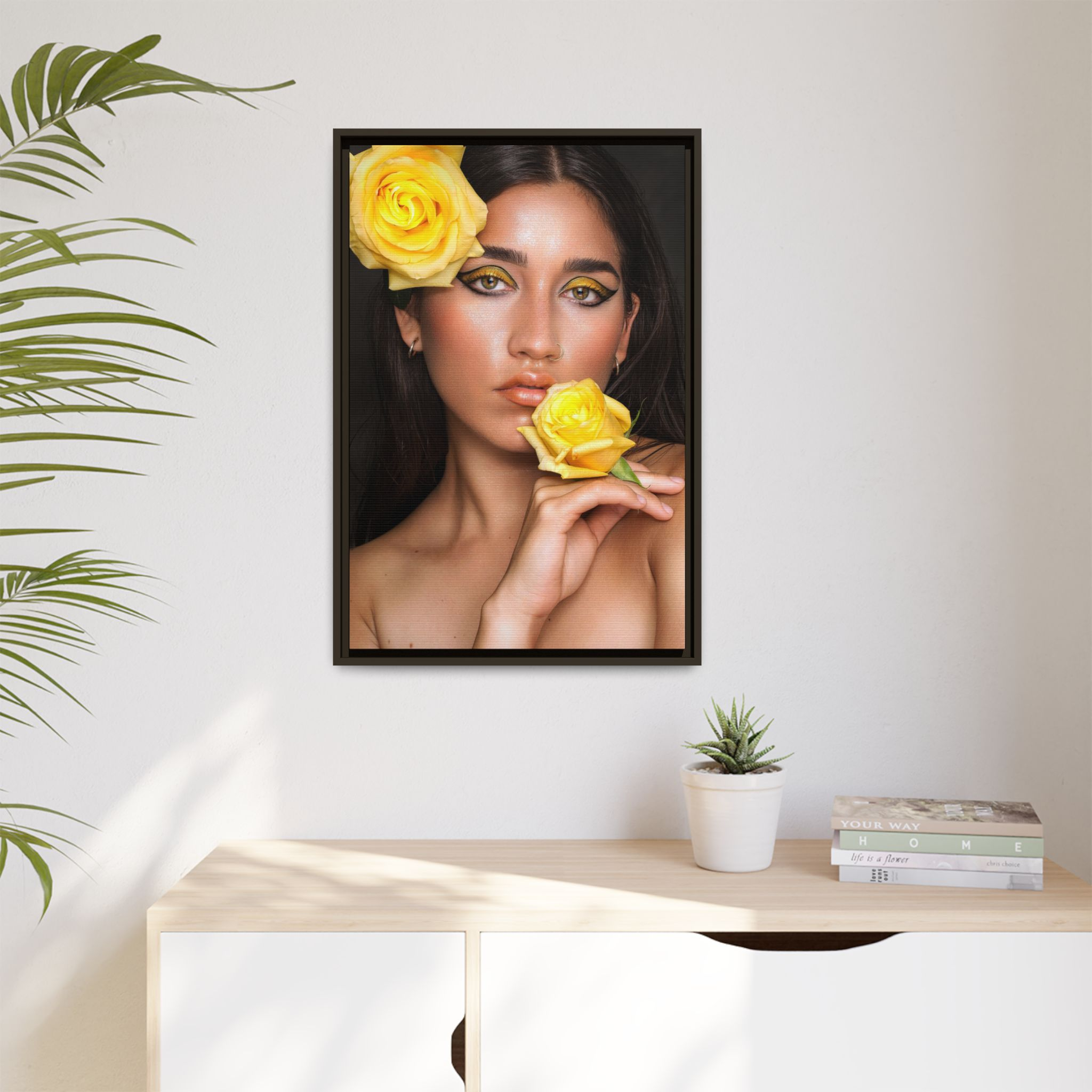 Roses No. 090 – Framed Canvas