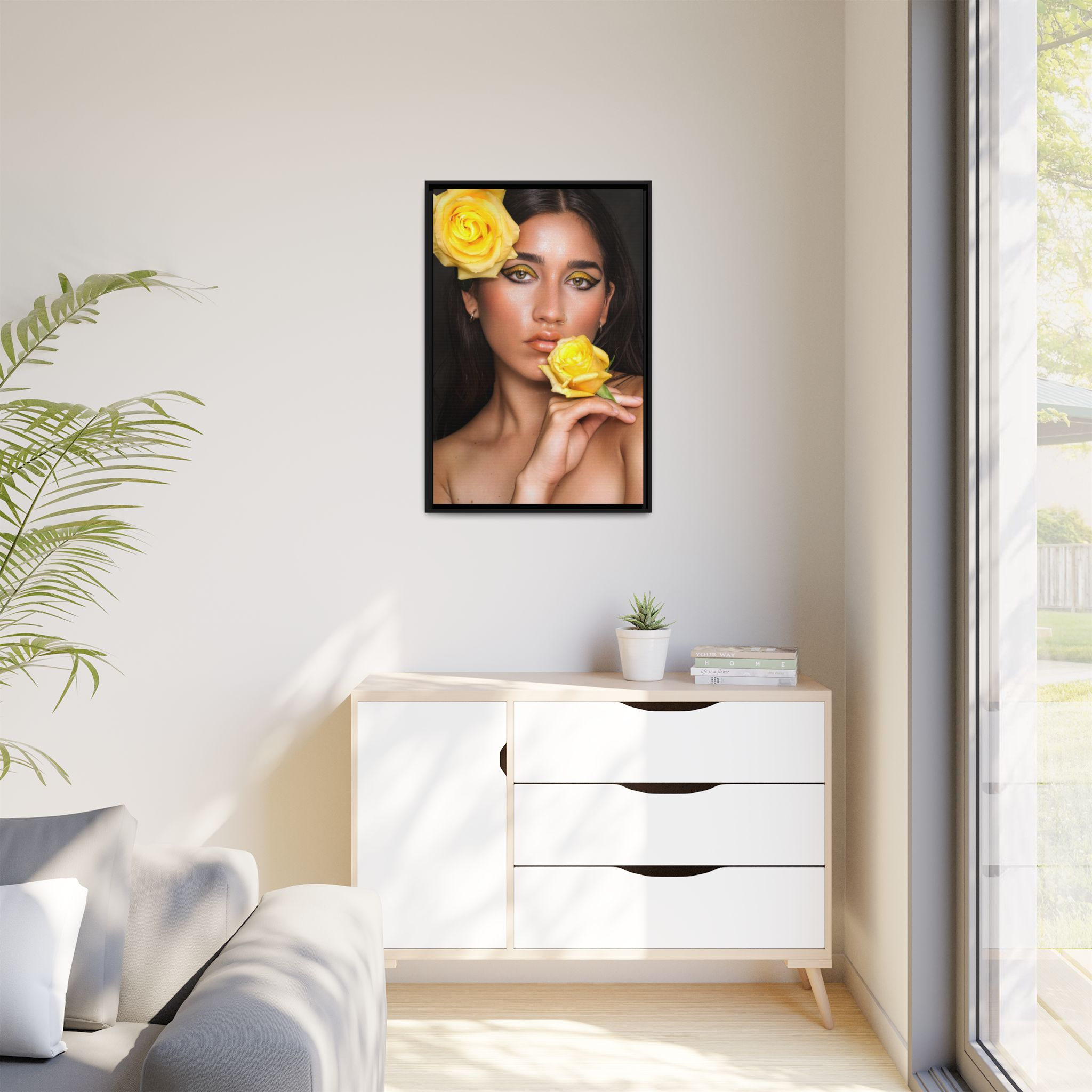 Roses No. 090 – Framed Canvas