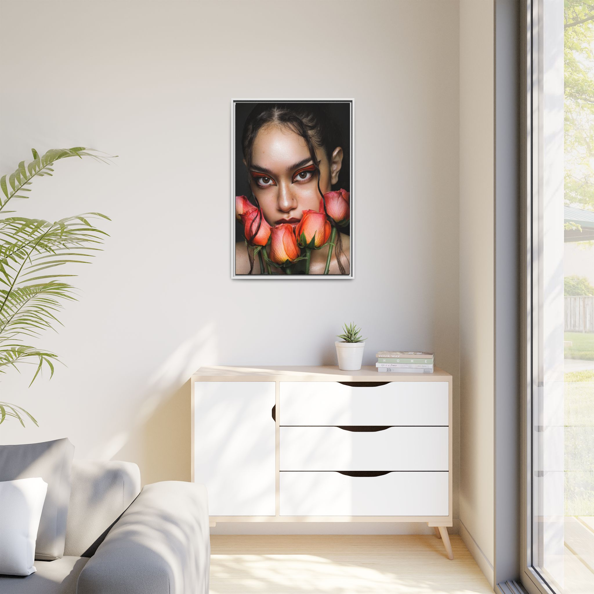 Roses No. 042 – Framed Canvas