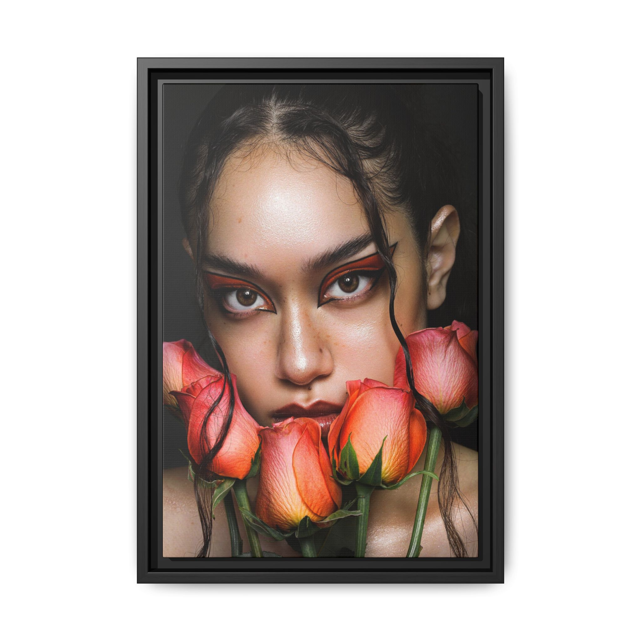 Roses No. 042 – Framed Canvas