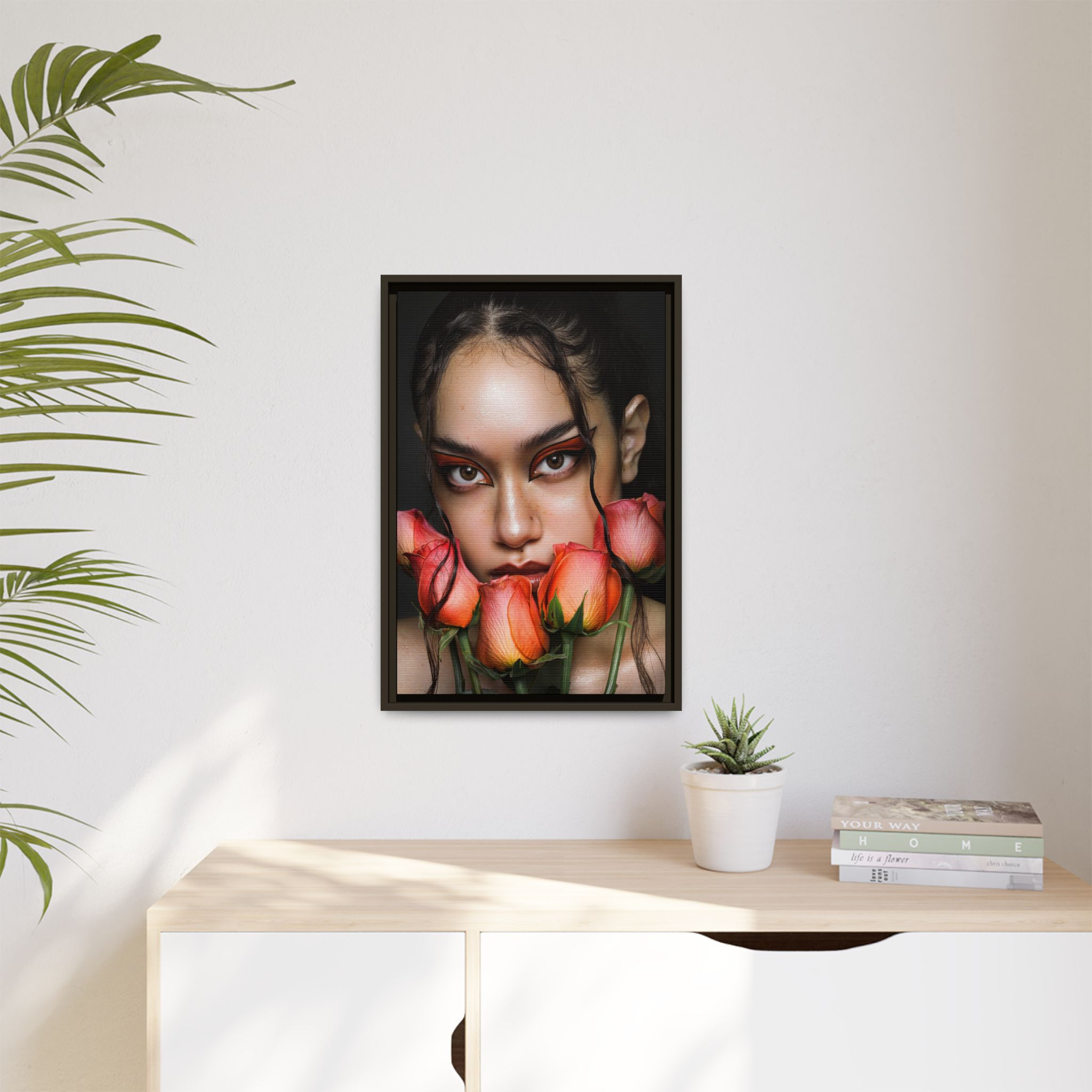 Roses No. 042 – Framed Canvas