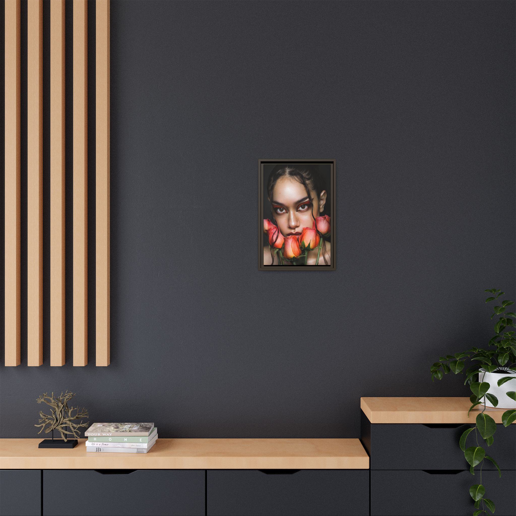 Roses No. 042 – Framed Canvas