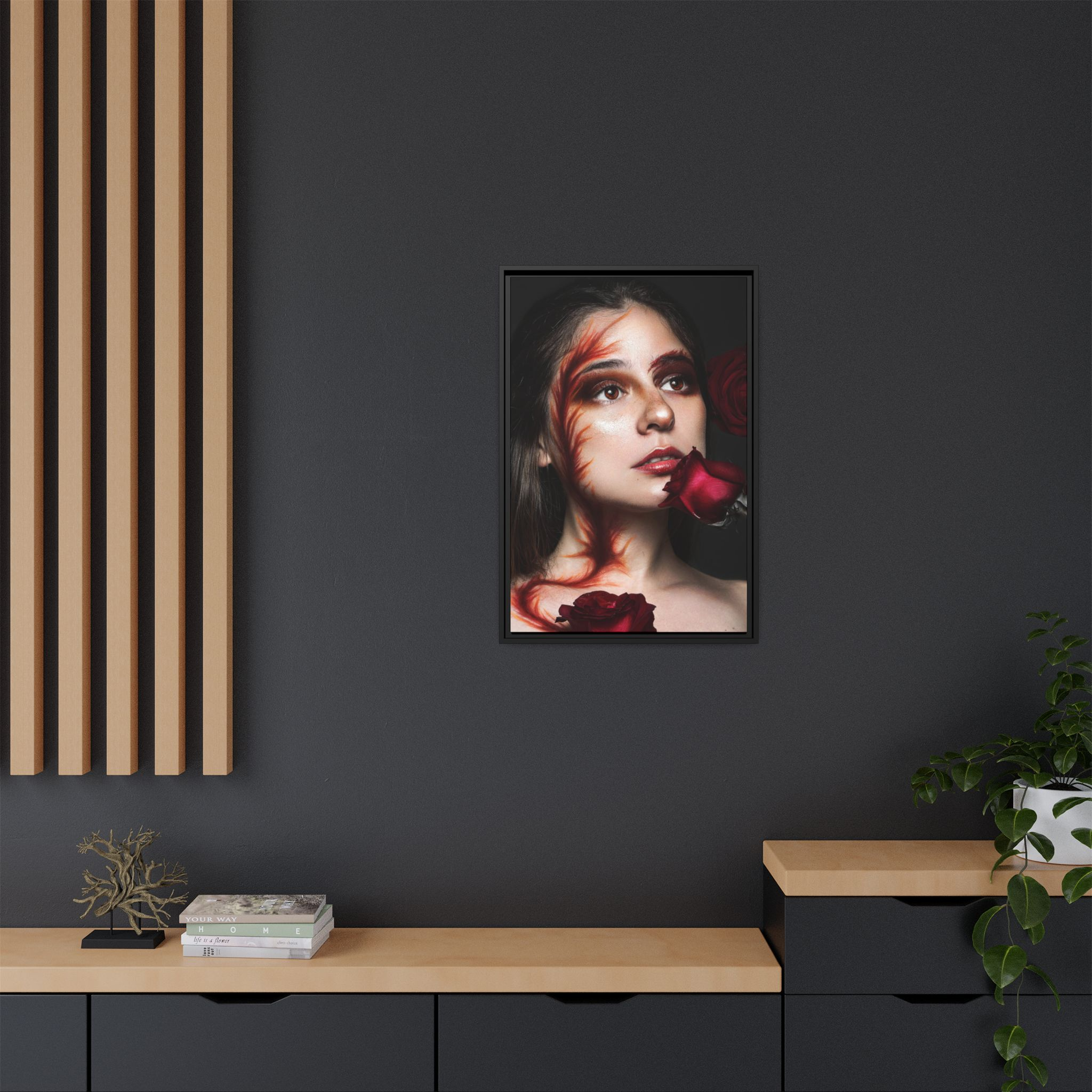 Roses No. 078 – Framed Canvas