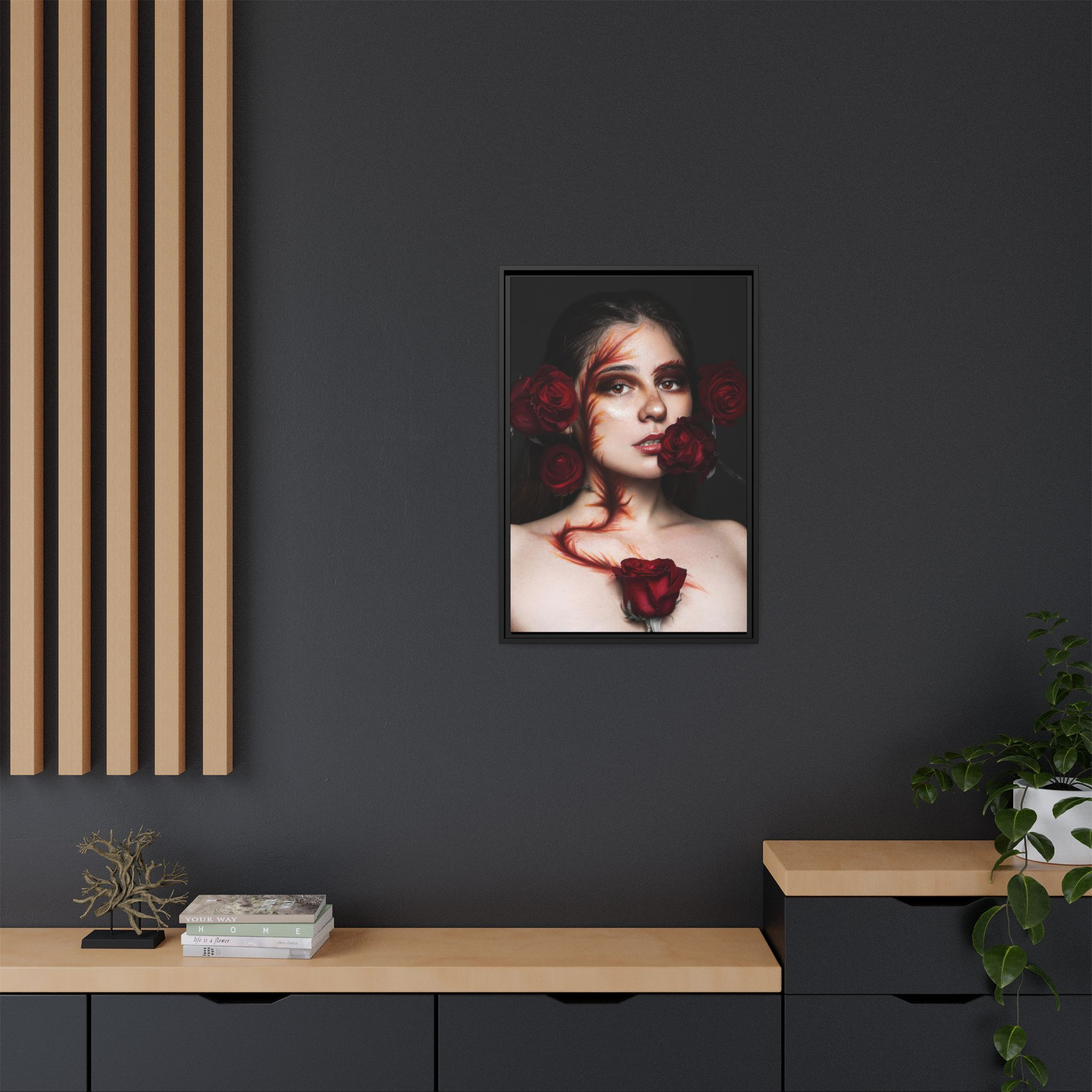 Roses No. 083 – Framed Canvas