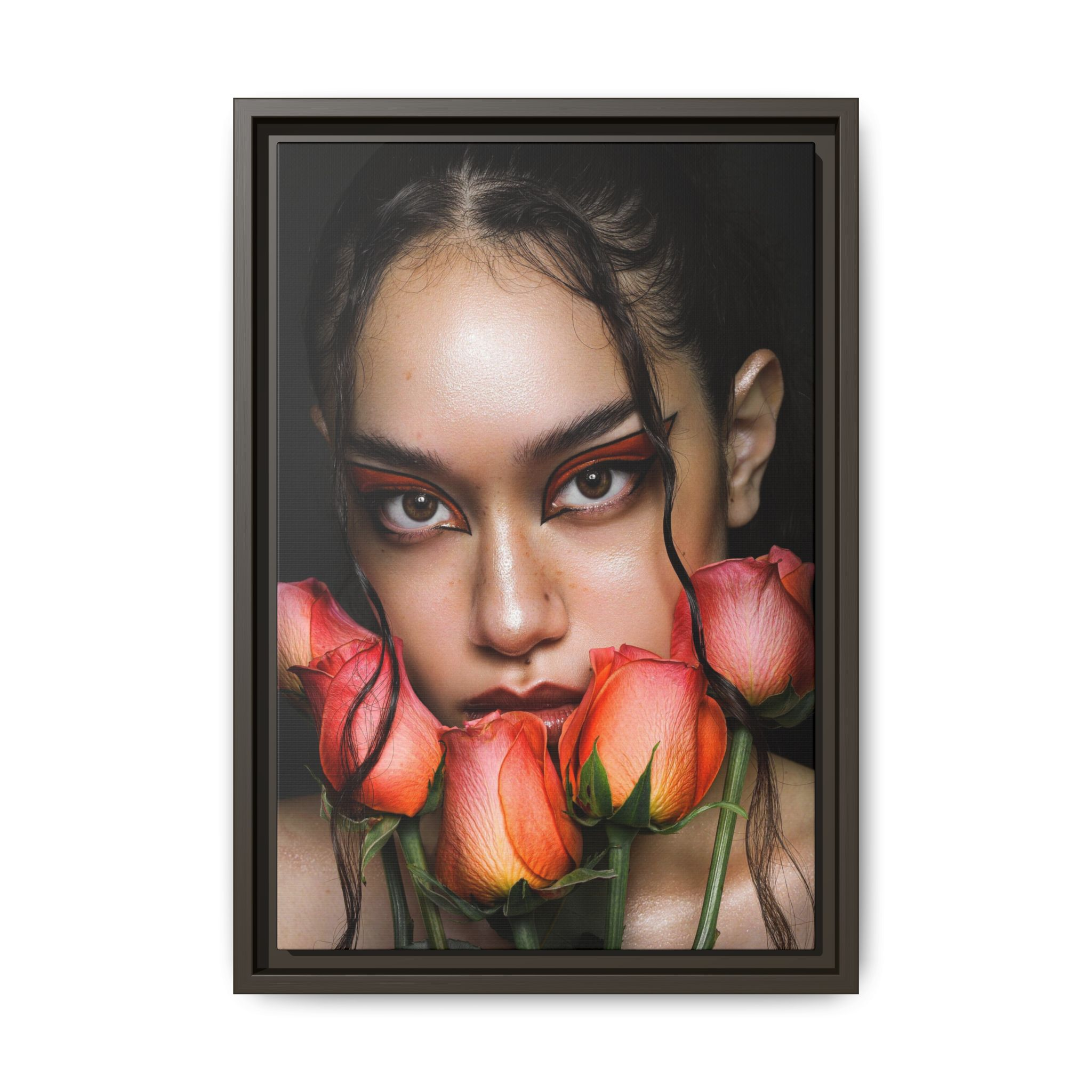 Roses No. 042 – Framed Canvas