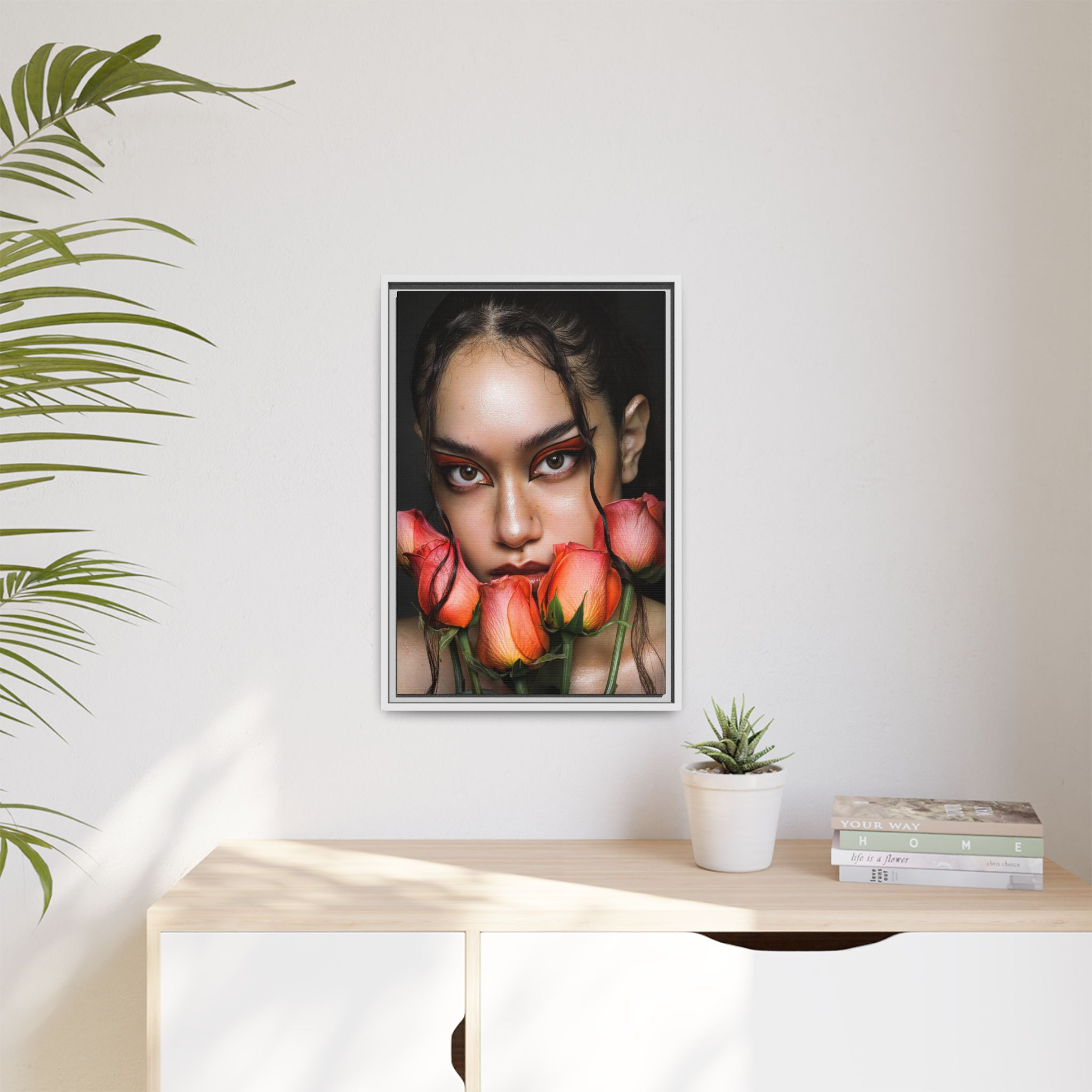 Roses No. 042 – Framed Canvas
