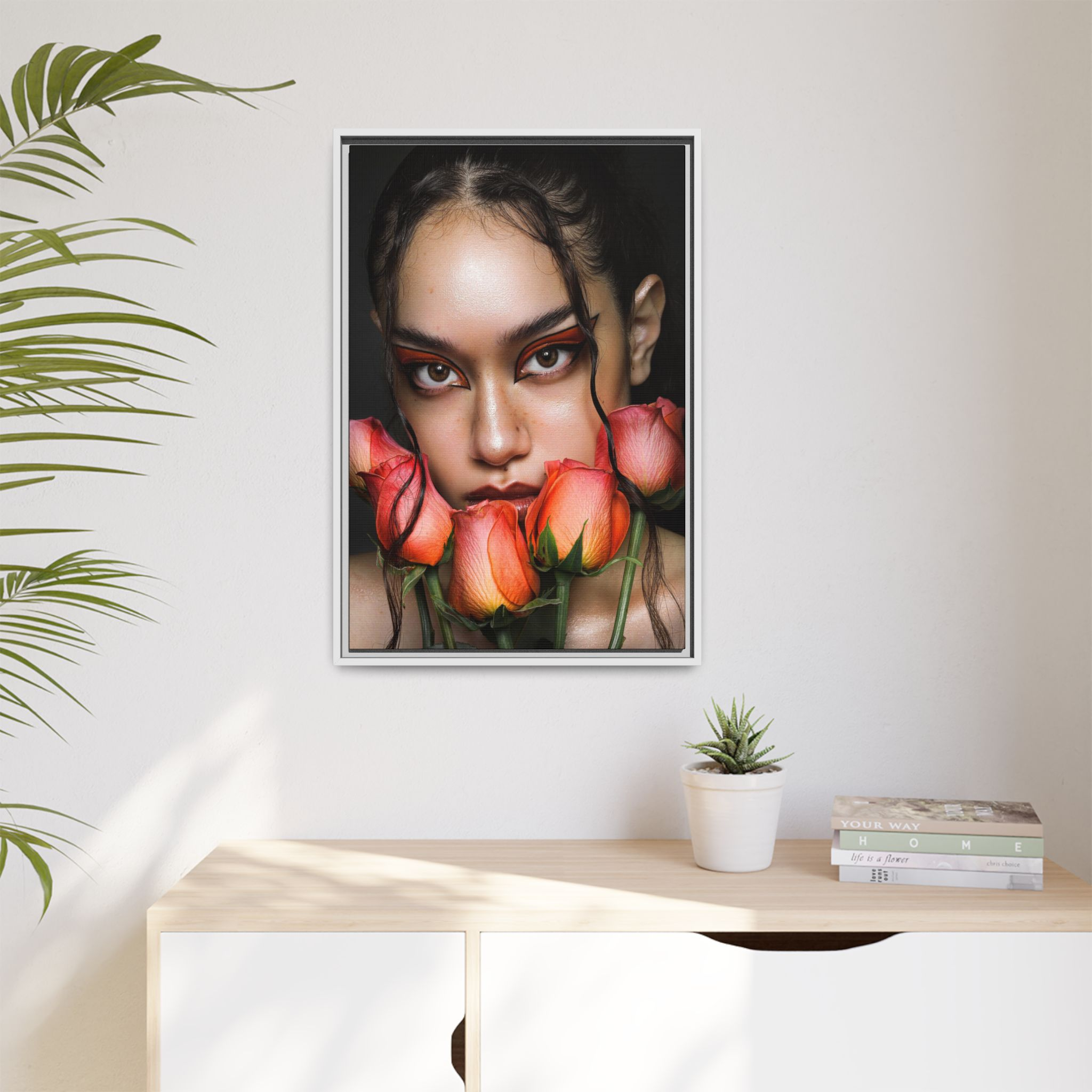 Roses No. 042 – Framed Canvas