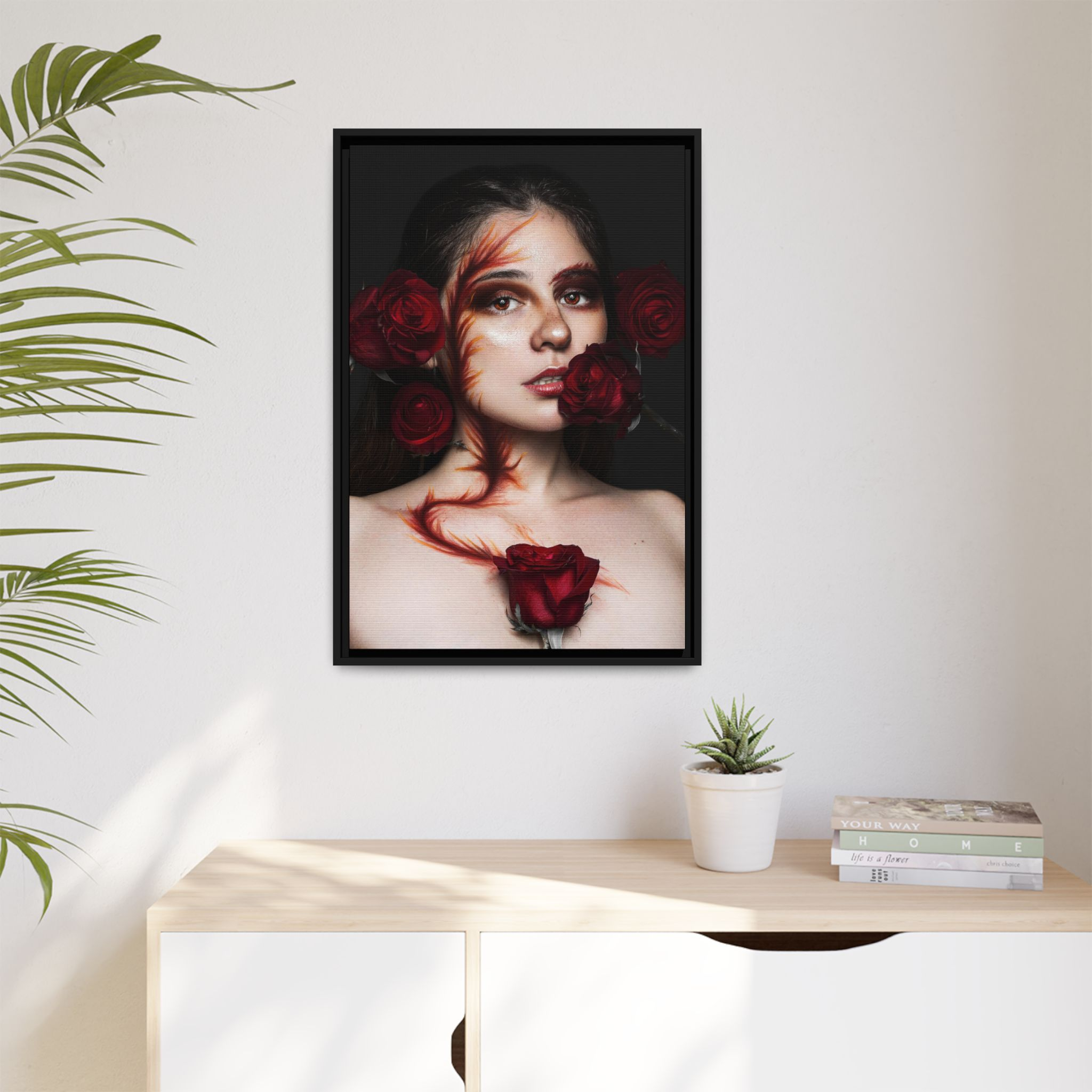 Roses No. 083 – Framed Canvas