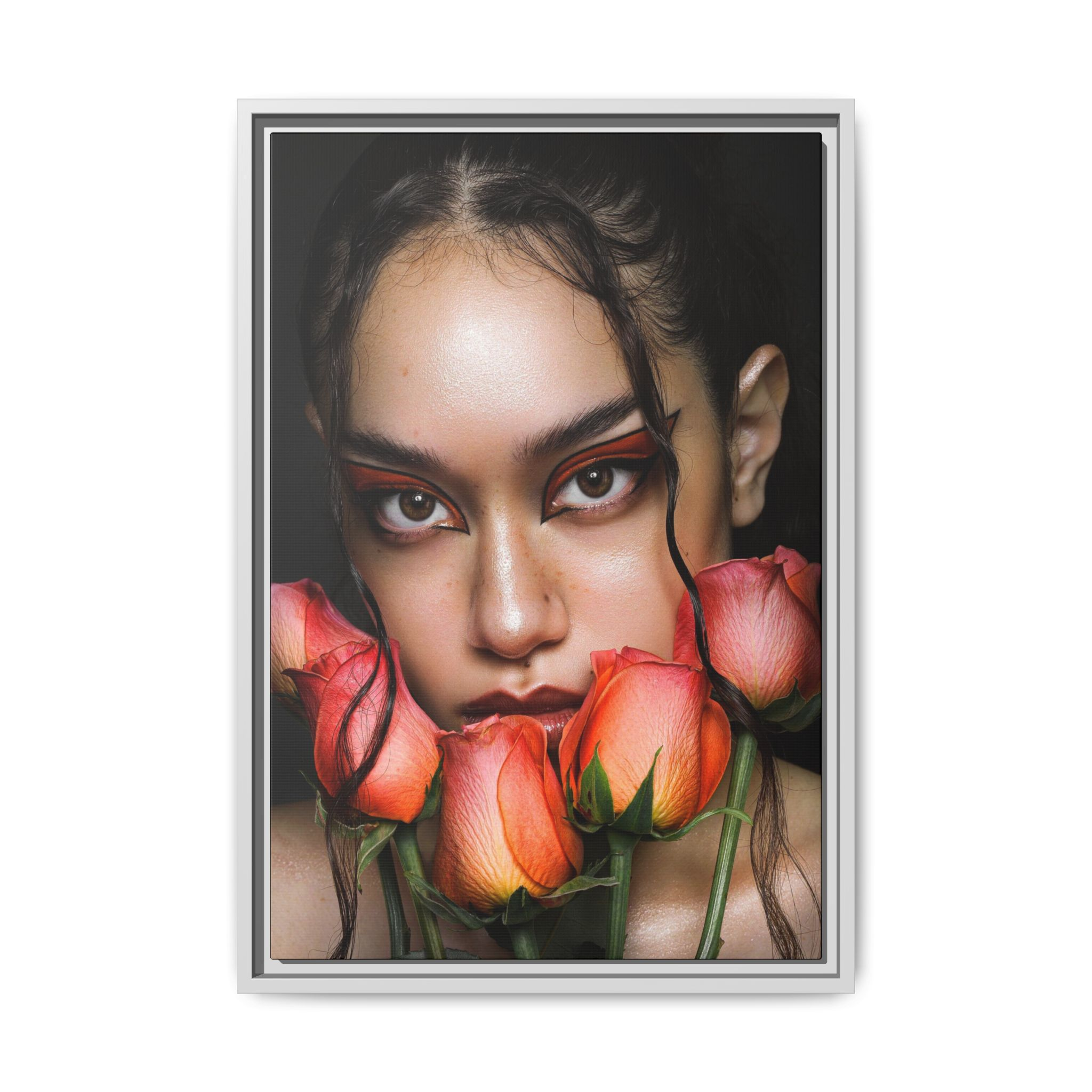 Roses No. 042 – Framed Canvas