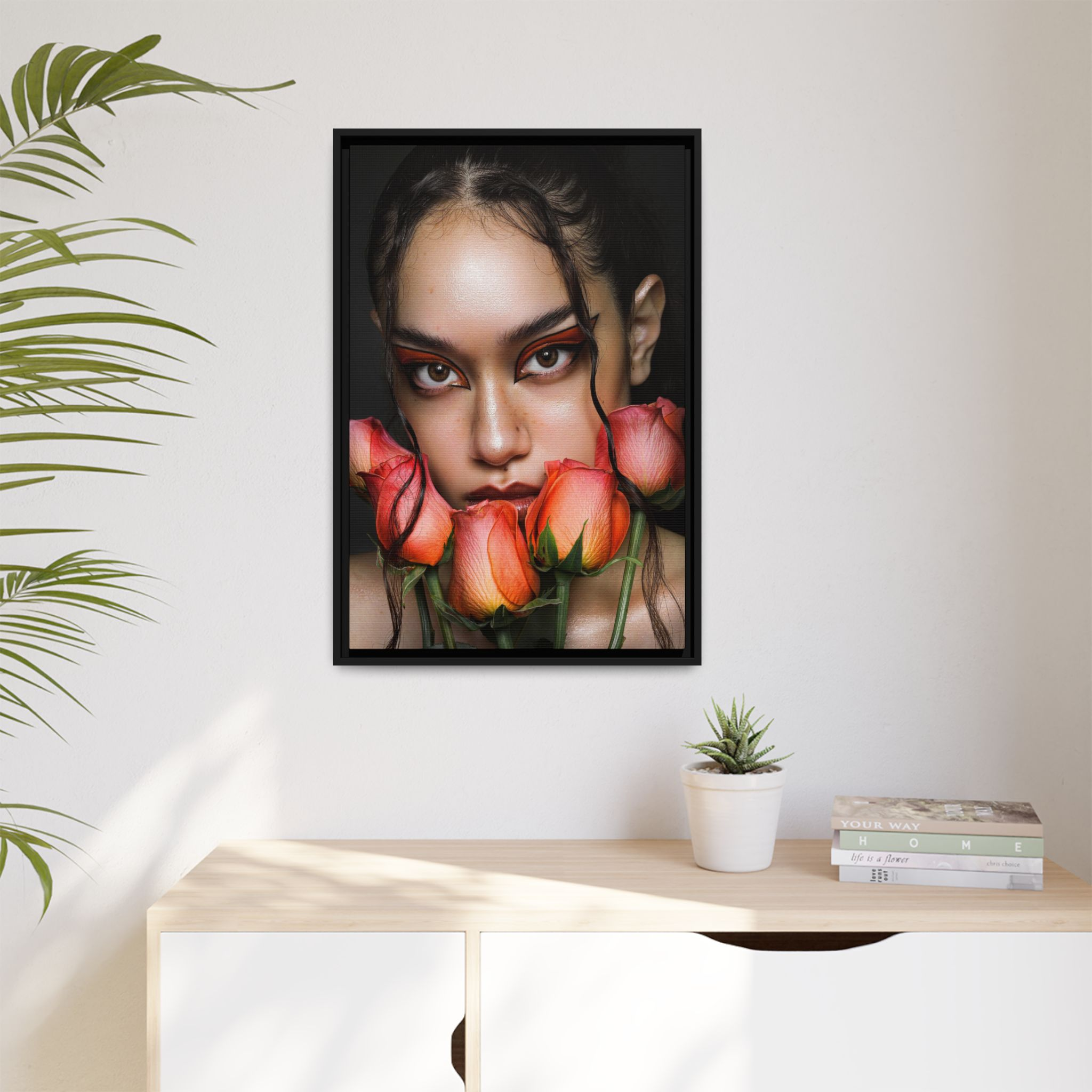 Roses No. 042 – Framed Canvas