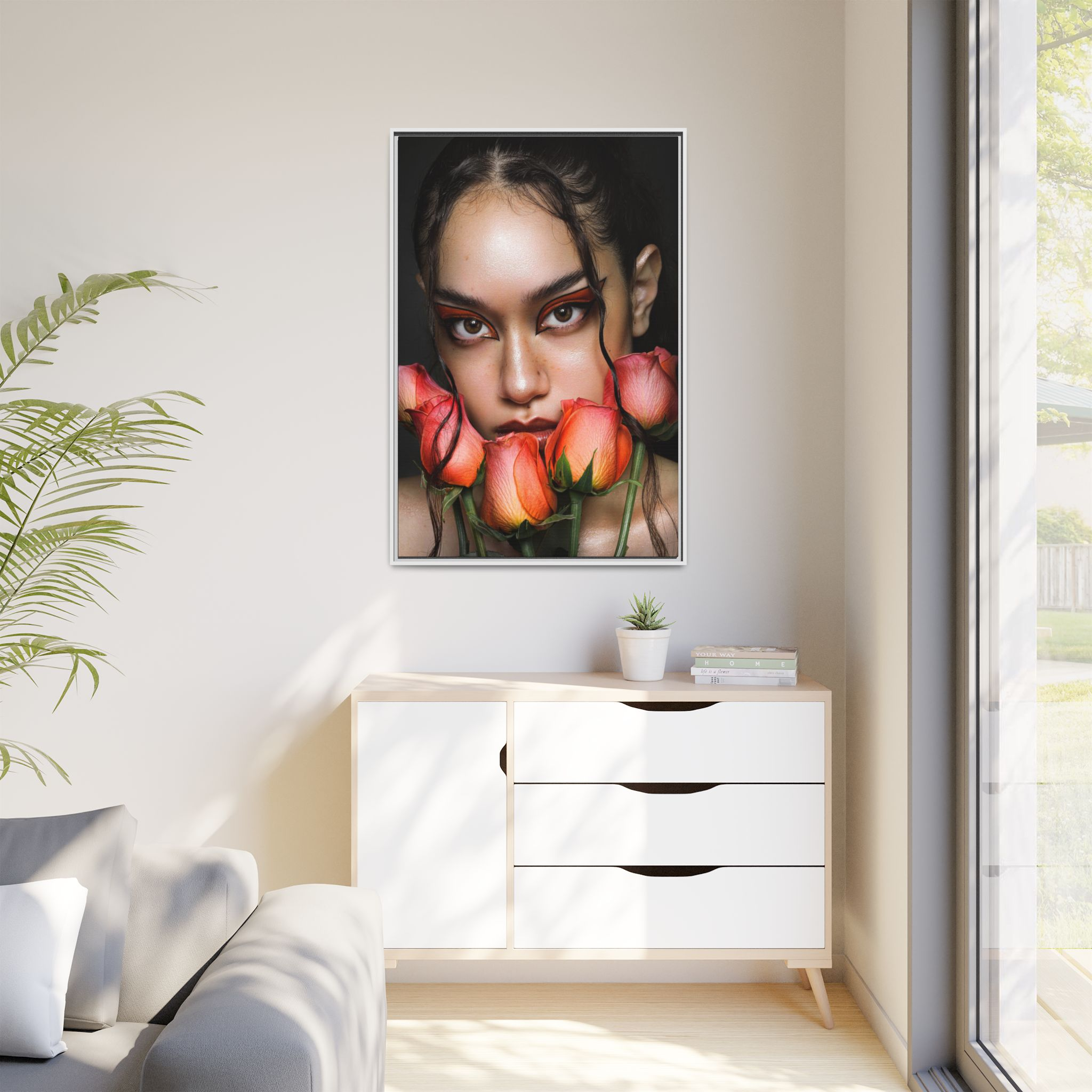 Roses No. 042 – Framed Canvas