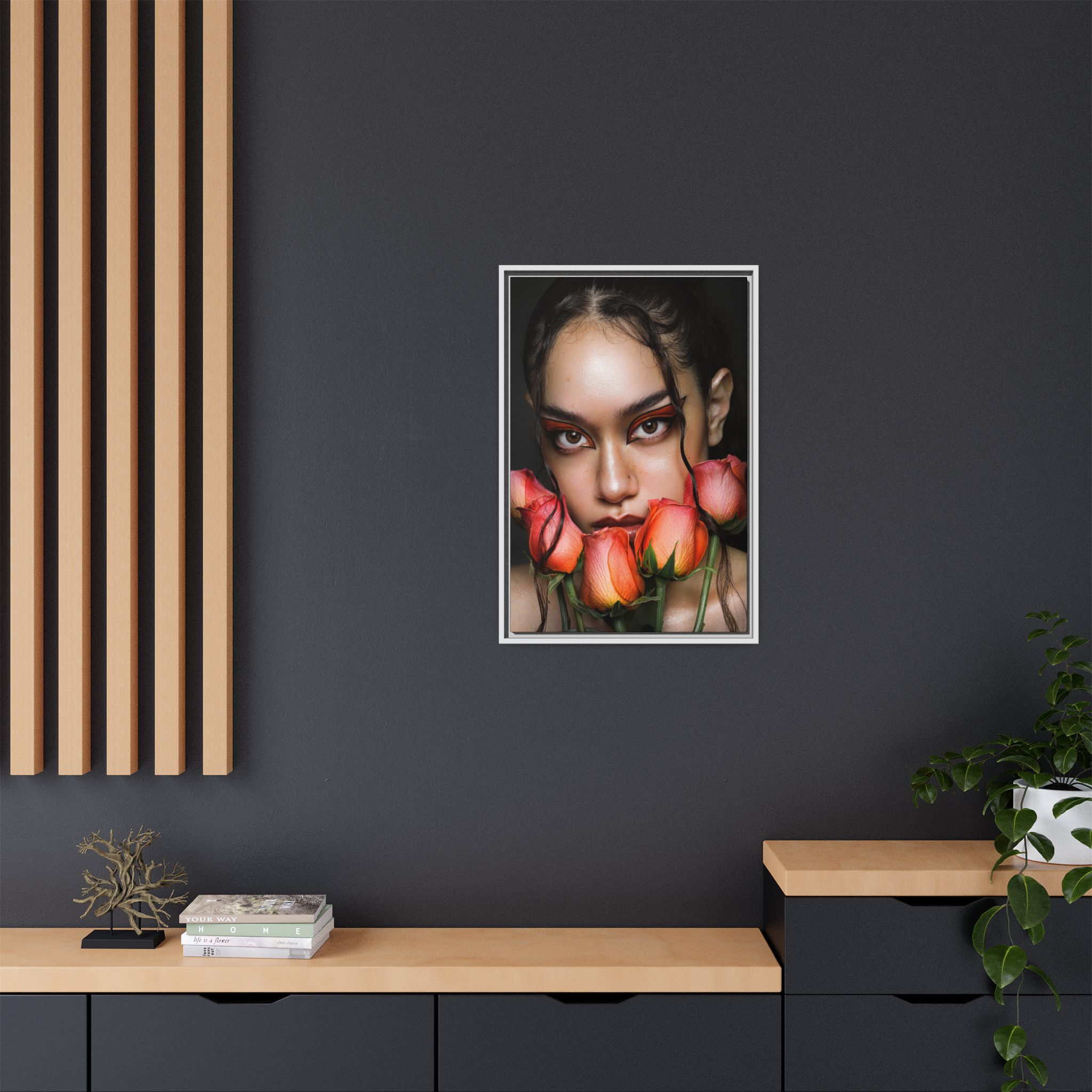 Roses No. 042 – Framed Canvas