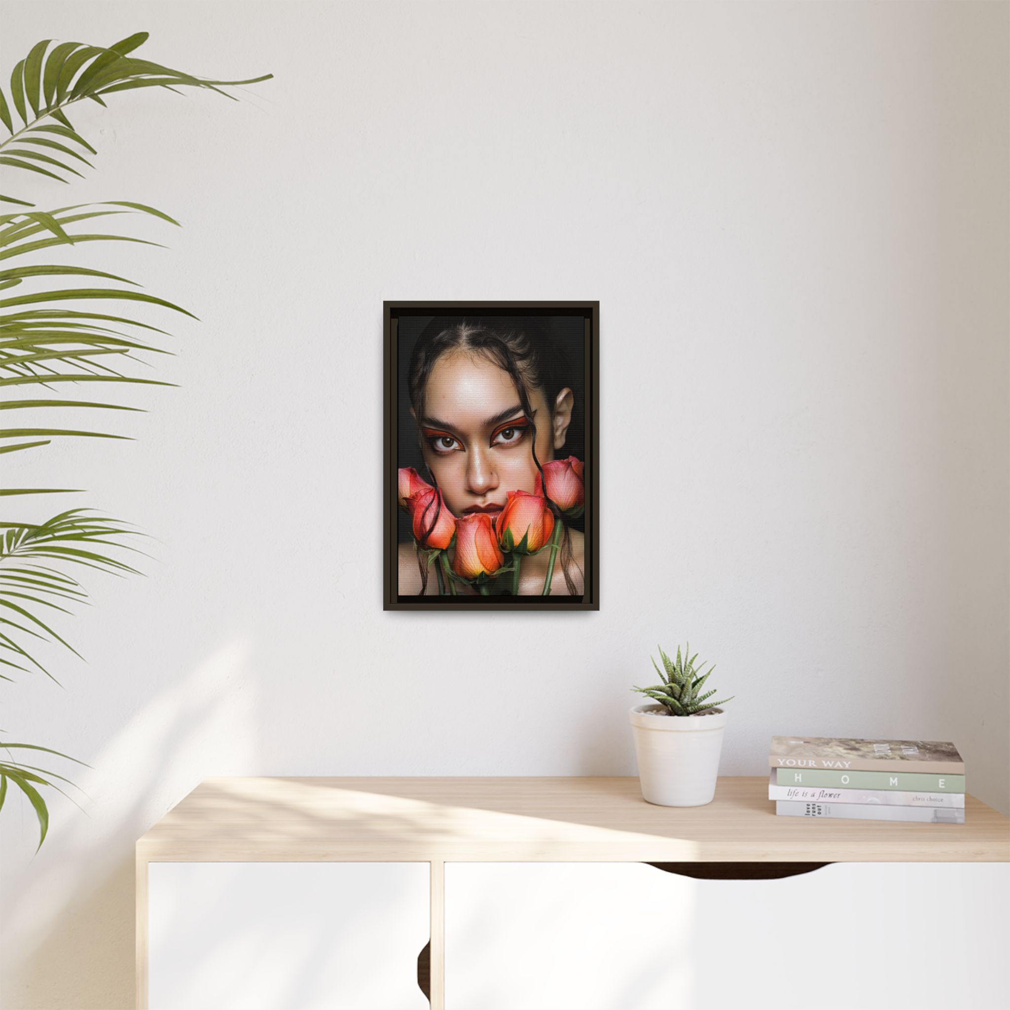 Roses No. 042 – Framed Canvas