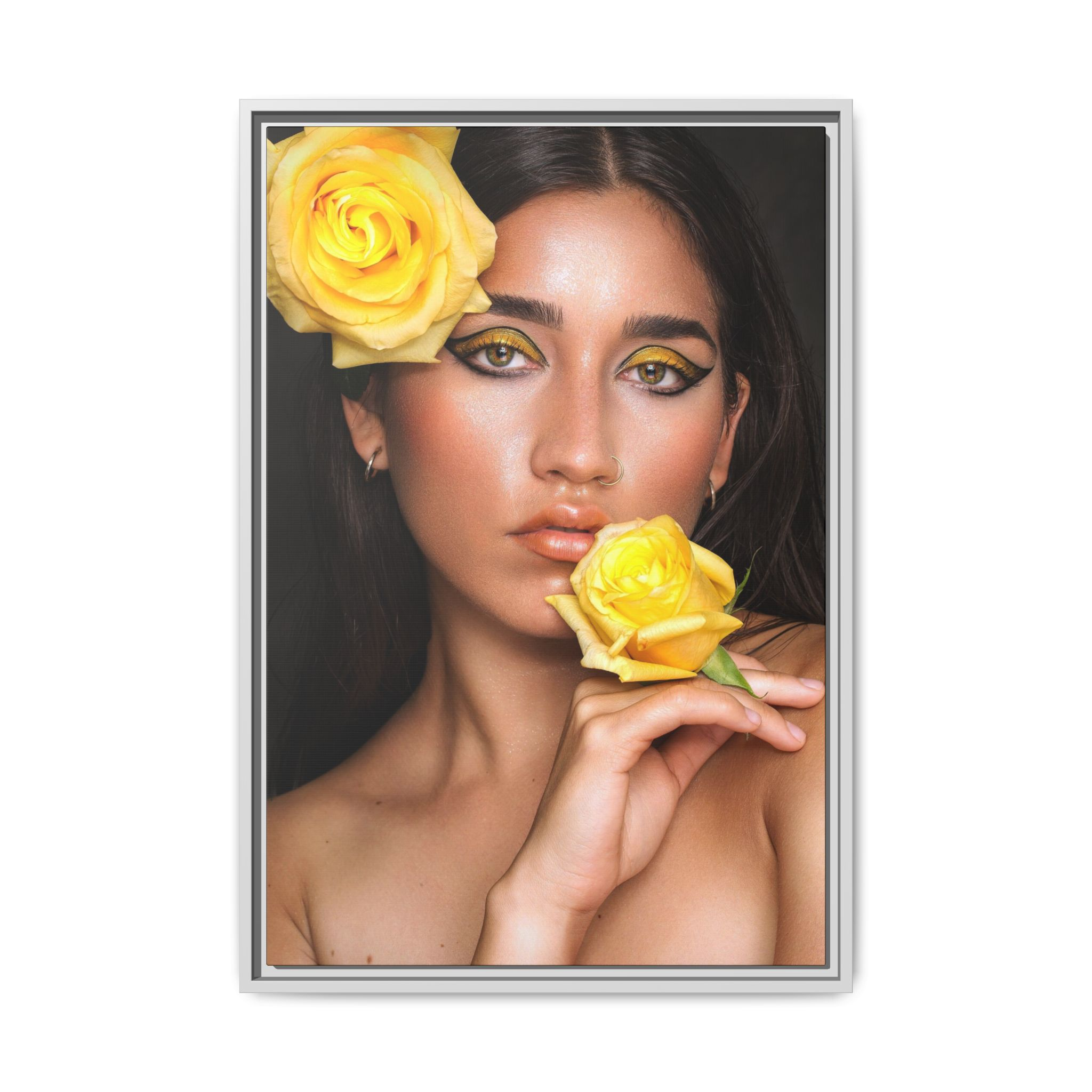 Roses No. 090 – Framed Canvas